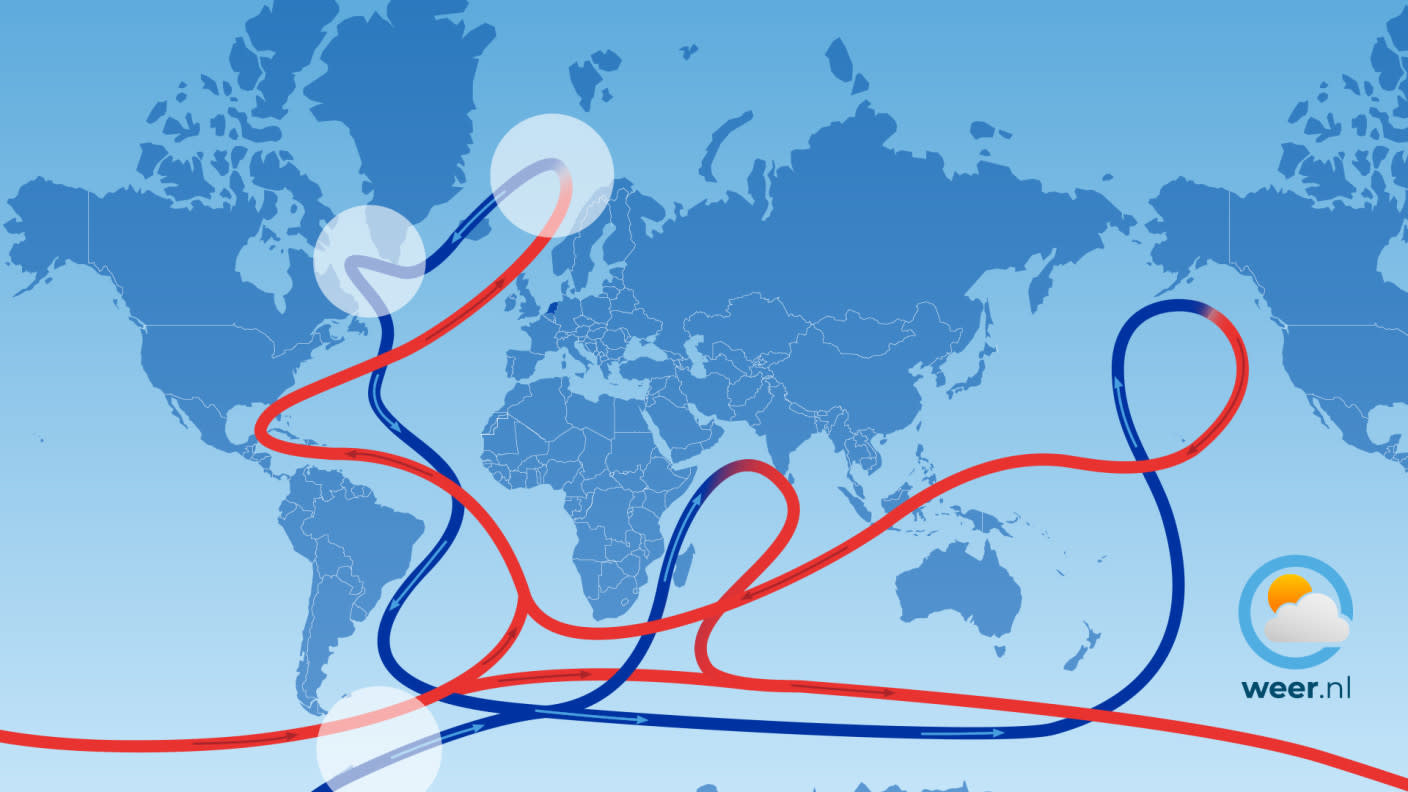 Foto gemaakt door Weer.nl - De warme golfstroom in onze omgeving is één van de redenen waarom ons klimaat zo mild is. 